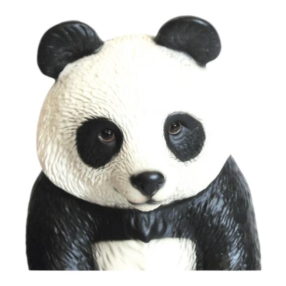 Harvey Knox Kingdom Set 2 PANDA BEAR Ceramic Mama and Baby Cub Family Figurines - Picture 4 of 9